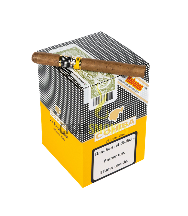 Smokes Cigar on top Cohiba Exquisitos (5x5)
