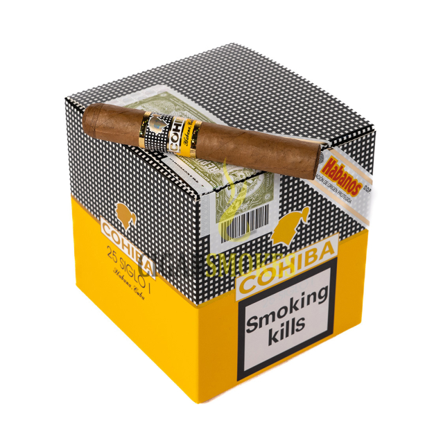Smokes Cigar on top Cohiba Siglo I (5x5)
