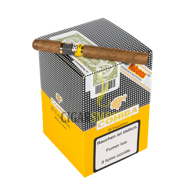 Smokes Cigar on top Cohiba Exquisitos (5x5)
