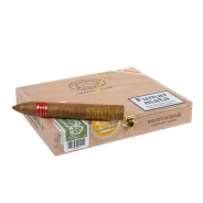 smokes cigar on top