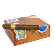 smokes cigar on top