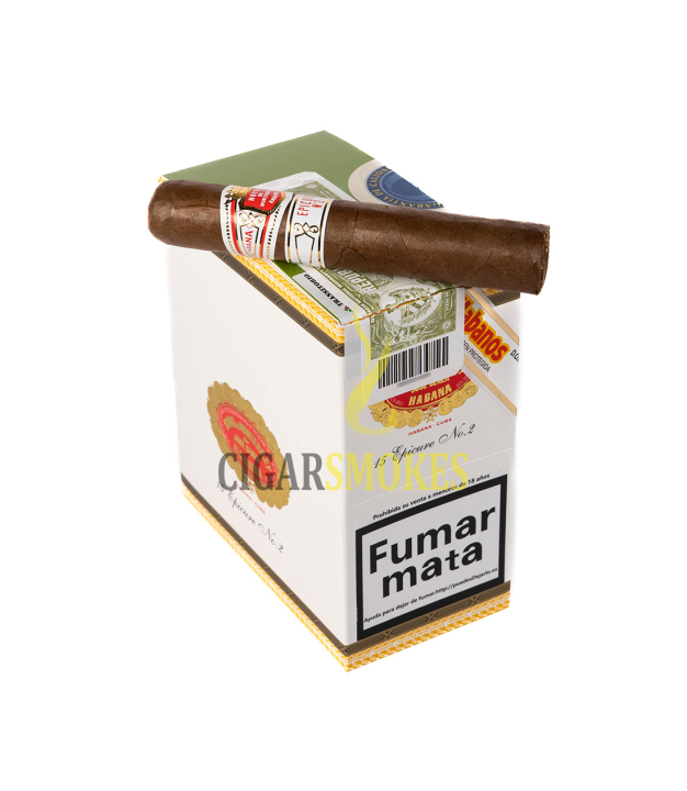 Smokes Cigar on top Hoyo de Monterrey Epicure No. 2 (Box 15)
