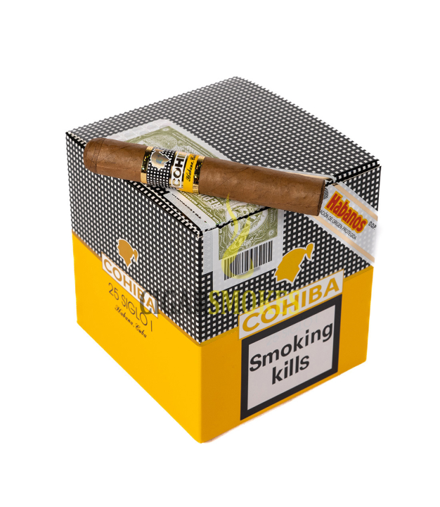 Smokes Cigar on top Cohiba Siglo I (5x5)

